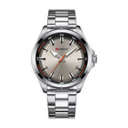 CURREN 8320 Reloj Minimalista en Acero color Plateado / Gris