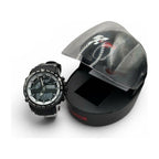 G-FORCE Reloj Deportivo con Estuche de Regalo color Goma Negra / Verde