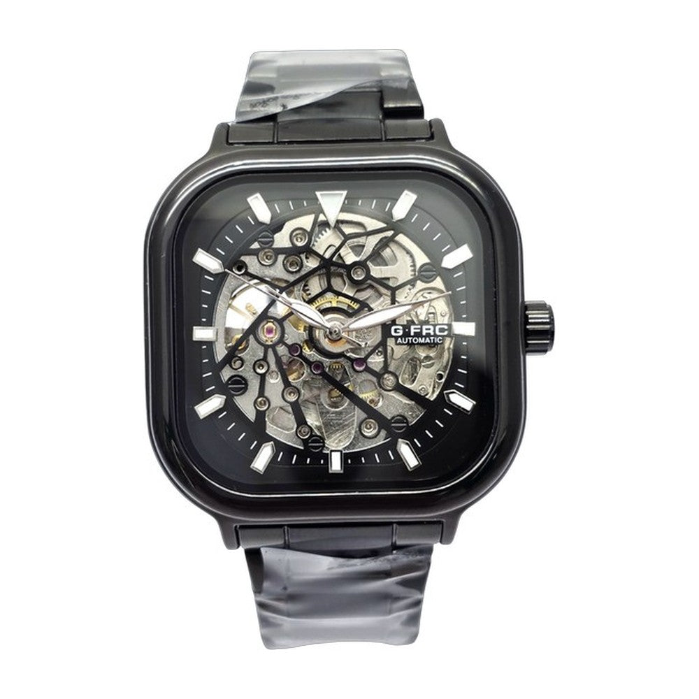 G-FORCE Automático Cuadrado Esqueleto color Negro / Esqueleto Gris
