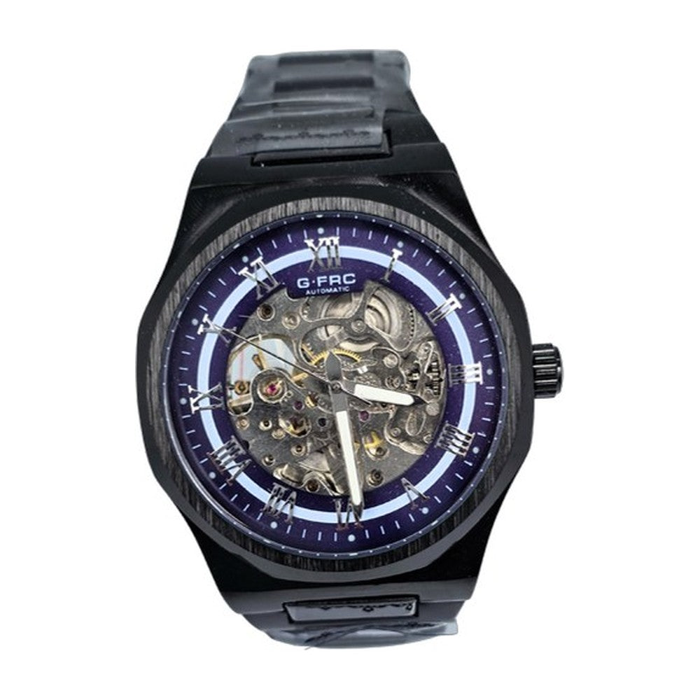 G-FORCE Automático Esqueleto Clásico color Negro / Esqueleto Morado