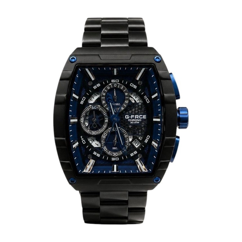 G-FORCE Cronógrafo Supreme en Acero color Negro / Azul