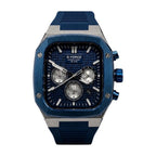 G-FORCE Cronógrafo Supreme en Silicona color Goma Azul / Azul