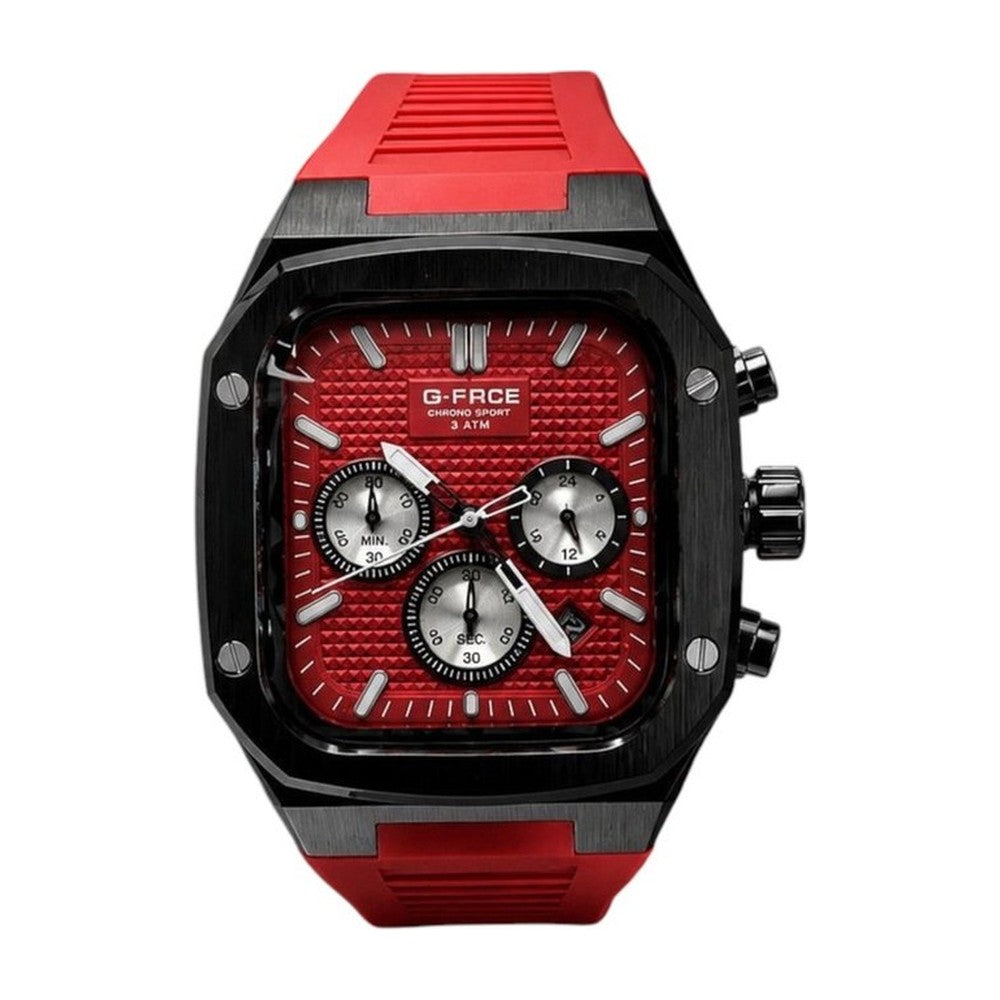 G-FORCE Cronógrafo Supreme en Silicona color Goma Roja / Rojo