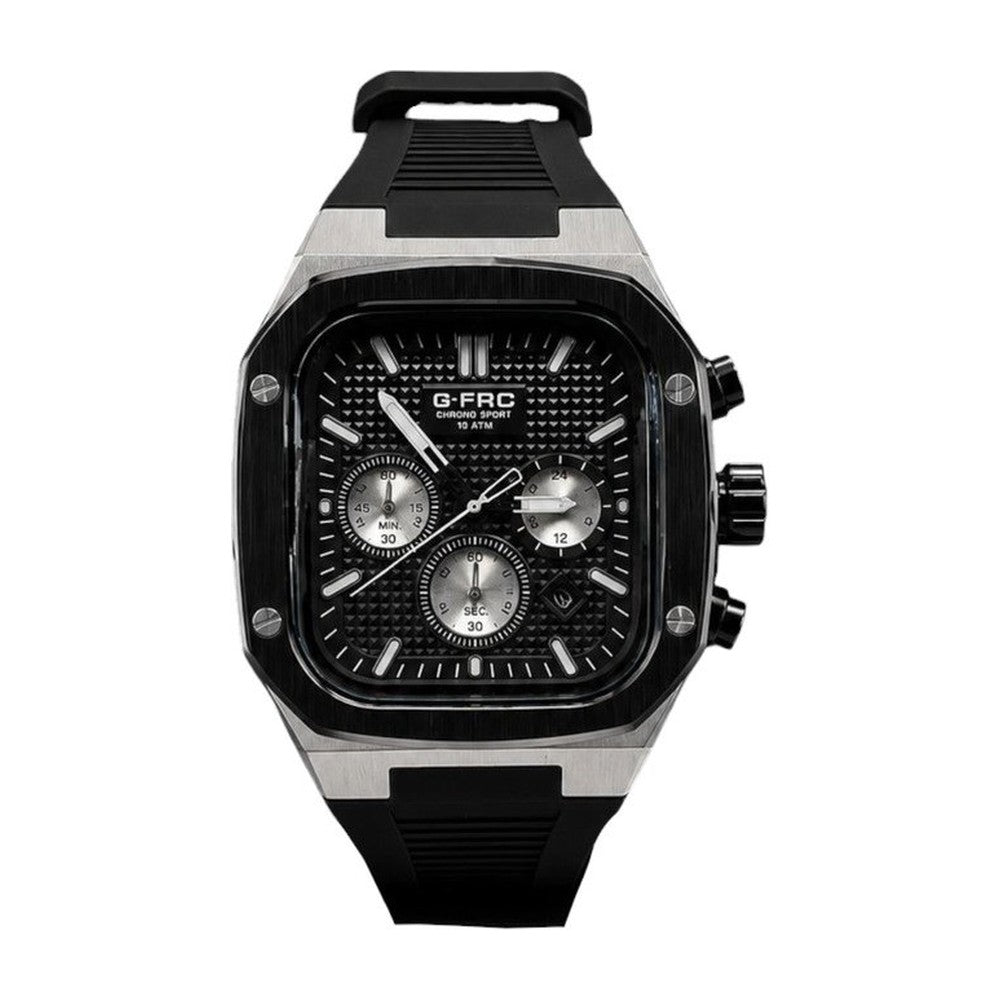 G-FORCE Cronógrafo Supreme en Silicona color Goma Negra / Negro