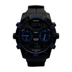 G-FORCE Tres Máquinas Deportivo color Goma Negra / Azul