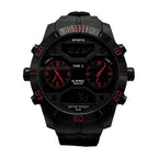 G-FORCE Tres Máquinas Deportivo color Goma Negra / Rojo