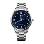 Q&Q Reloj Clásico en Acero para Hombre color Plateado / Azul