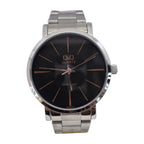 Q&Q Reloj en Acero con Bisel Deportivo color Negro / Negro