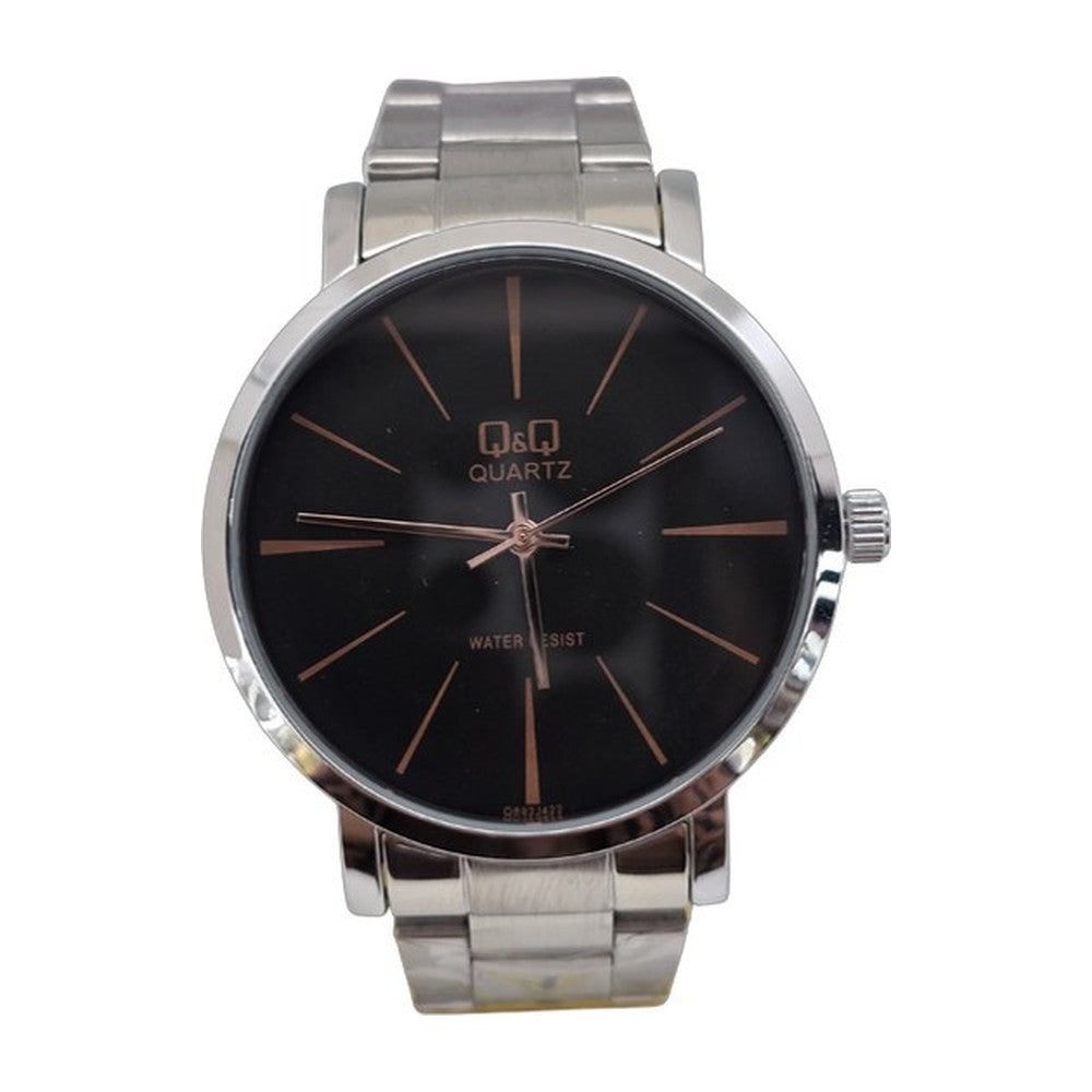 Q&Q Reloj en Acero con Bisel Deportivo color Negro / Negro