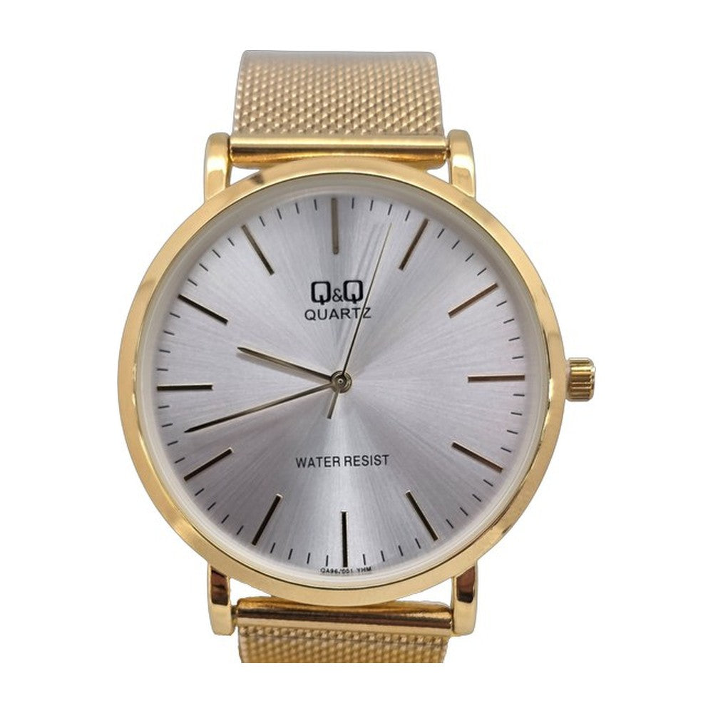 Q&Q Reloj en Acero Dorado para Hombre color Dorado Malla / Plateado