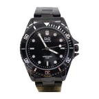 Q&Q Reloj en Acero Dorado para Hombre color Negro / Negro
