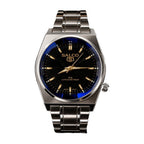 SALCO Quartz Reloj Clásico Metálico color Plateado / Azul