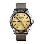 SALCO Quartz Reloj Clásico Metálico color Plateado Malla / Dorado