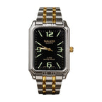SALCO Quartz Reloj Clásico Metálico color Plateado y Dorado / Negro